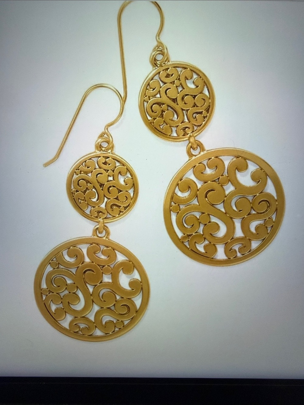 💛🆕 Brighton Contempo Medallion Duo French Wire Earrings
